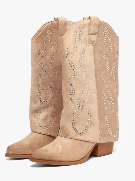 Santiago Boots Xti Beige women 146097 other view 1