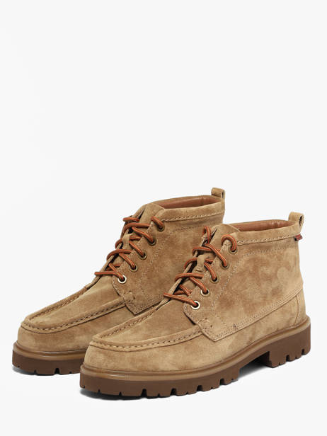 Boots In Leather Clarks Beige men 26320158 other view 1