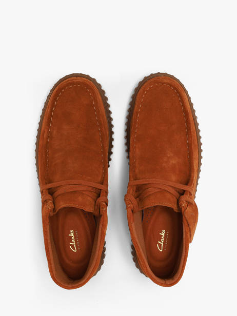 Chaussures Derbies Montante En Cuir Clarks Orange men 26327243 vue secondaire 3