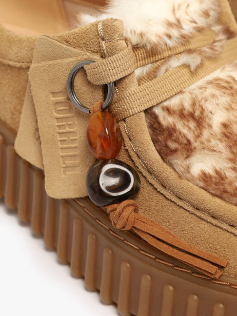 Derby Shoes In Leather Clarks Beige women 26327766 other view 2