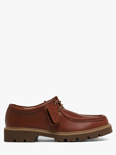 Chaussures Derbies En Cuir Clarks Marron men 26186417