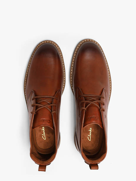 Boots In Leather Clarks Brown men 26320116 other view 3