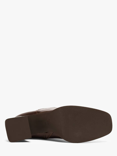 Heeled Boots In Leather Angel alarcon Brown women 507N other view 4