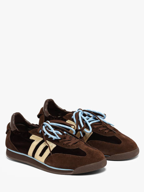 Sneakers En Cuir Back 70 Marron women 62 vue secondaire 1