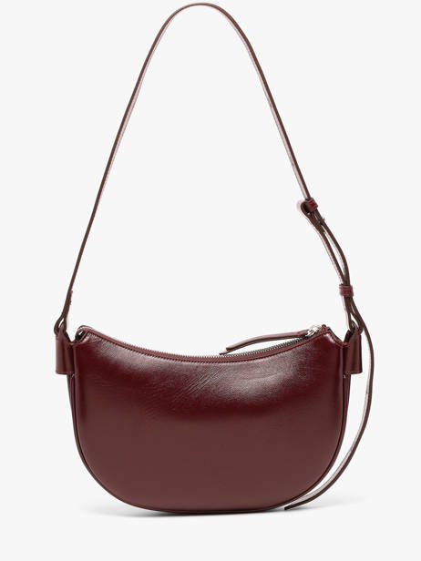 Sac Bandoulière Lune Cuir Nat et nin Rouge vintage LUNE vue secondaire 5