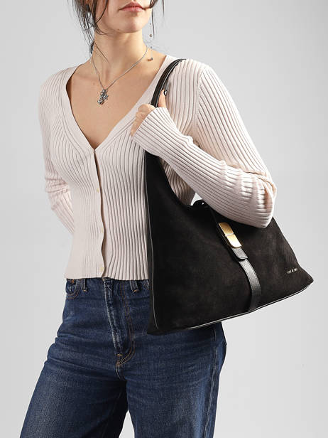 Sac Romeo Cuir Nat et nin Noir vintage ROMEO vue secondaire 1