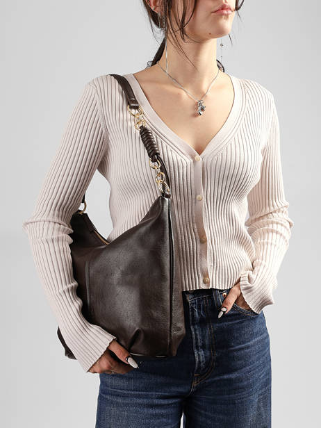 Shoulder Bag Sora Leather Nat et nin Brown vintage SORA other view 1