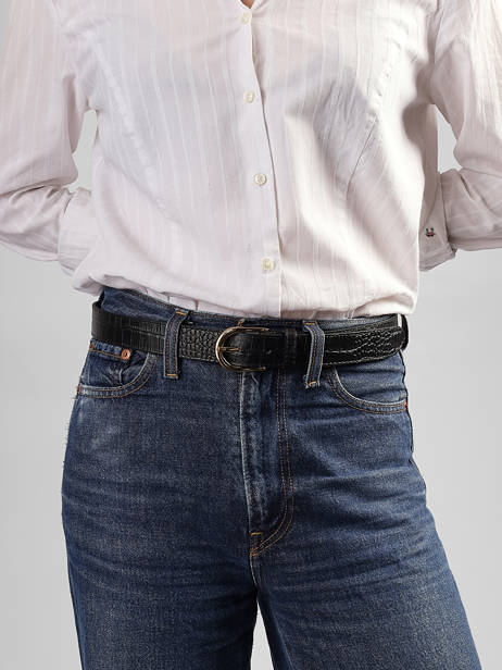 Belt Milano Black cocco balo CB25067 other view 1