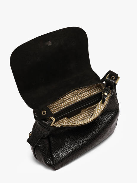 Shoulder Bag Vintage Leather Mila louise Black vintage 3917E1 other view 2