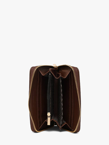 Wallet Ego Lulu castagnette Brown zip EGO26053 other view 1