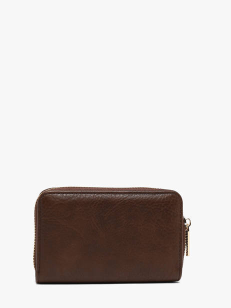 Wallet Ego Lulu castagnette Brown zip EGO26053 other view 2