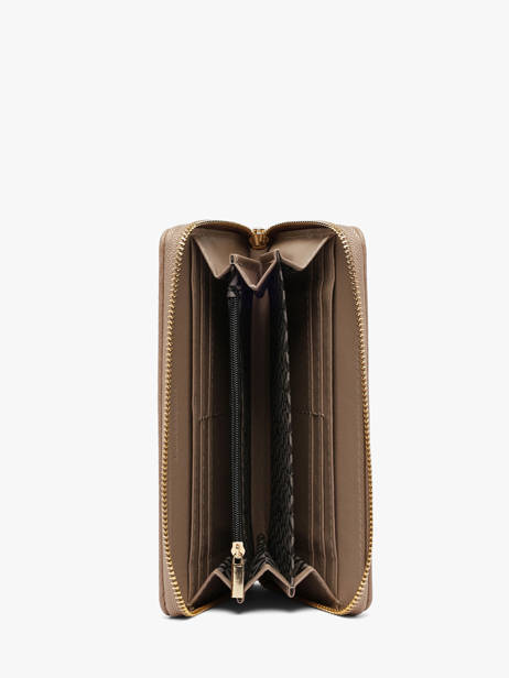 Wallet Chrysalide Lulu castagnette Beige zip CHRYSA52 other view 1
