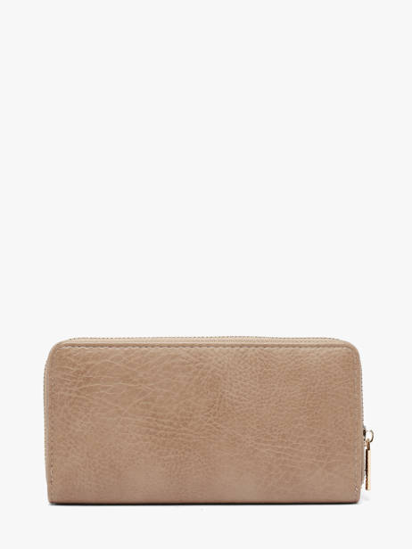 Wallet Chrysalide Lulu castagnette Beige zip CHRYSA52 other view 2