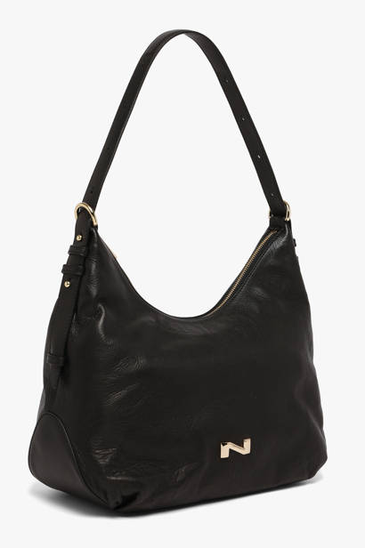 Leather Carrie Shoulder Bag Nathan baume Black vogue 1 other view 2