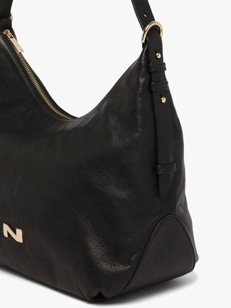 Leather Carrie Shoulder Bag Nathan baume Black vogue 1 other view 3