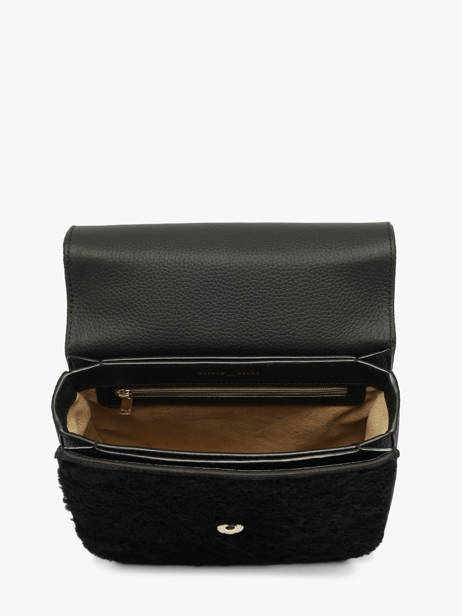 Shearling And Leather Ulysse Crossbody Bag Nathan baume Black odyssey 2S other view 4
