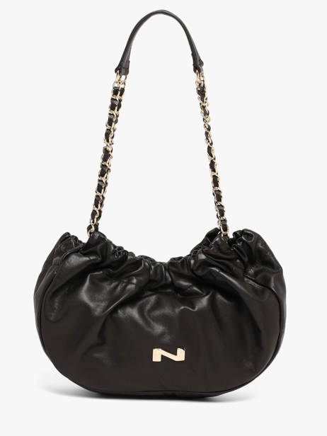 Leather Kate Shoulder Bag Nathan baume Black glamourous 1