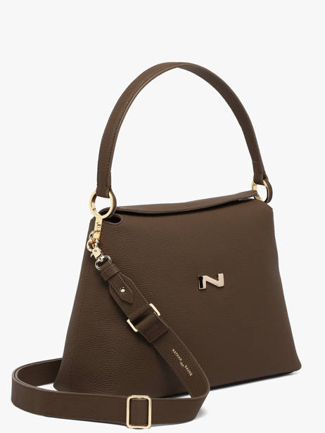 Leather Camelia Shoulder Bag Nathan baume Brown eden 5 other view 2