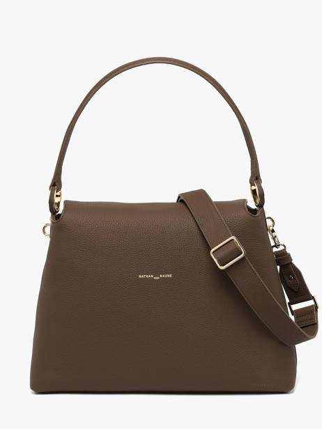 Leather Camelia Shoulder Bag Nathan baume Brown eden 5 other view 5