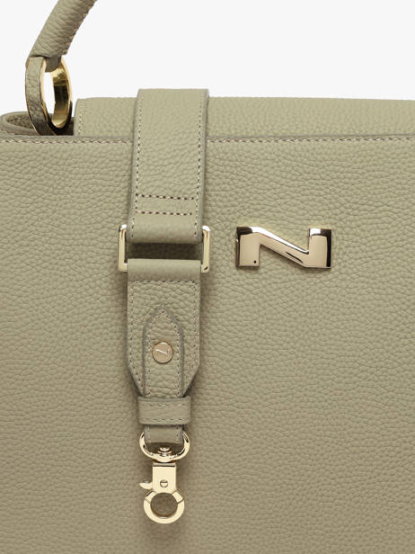 Leather Magnolia Top-handle Bag Nathan baume Green eden 3 other view 3