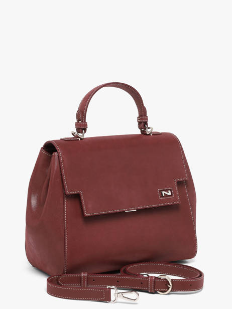 Nubuck Leather Louise Top-handle Bag Nathan baume Red dynasty 1NG other view 2