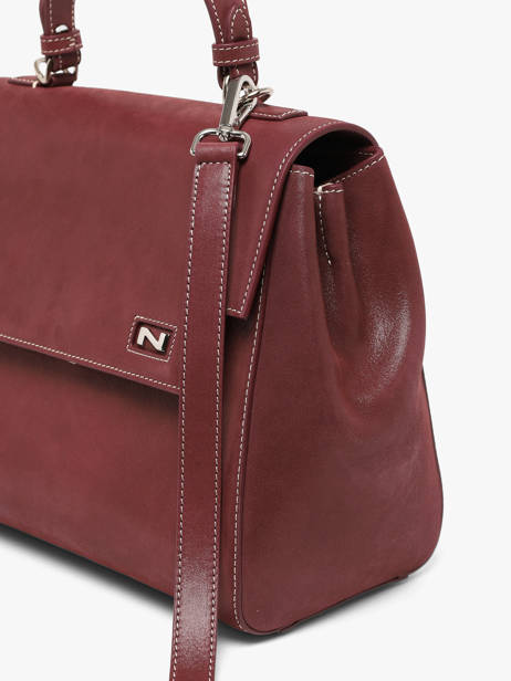 Nubuck Leather Louise Top-handle Bag Nathan baume Red dynasty 1NG other view 3