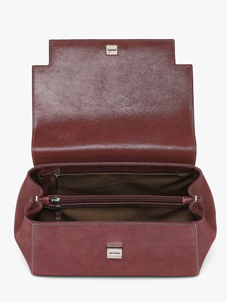 Nubuck Leather Louise Top-handle Bag Nathan baume Red dynasty 1NG other view 4