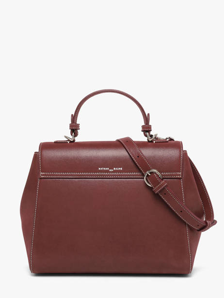 Nubuck Leather Louise Top-handle Bag Nathan baume Red dynasty 1NG other view 5