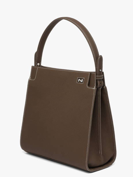 Leather Elisabeth Top-handle Bag Nathan baume Brown dynasty 4 other view 2