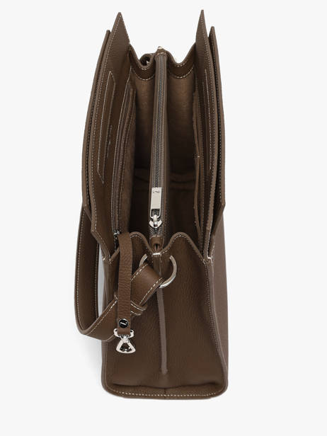 Leather Elisabeth Top-handle Bag Nathan baume Brown dynasty 4 other view 4