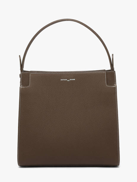 Leather Elisabeth Top-handle Bag Nathan baume Brown dynasty 4 other view 5