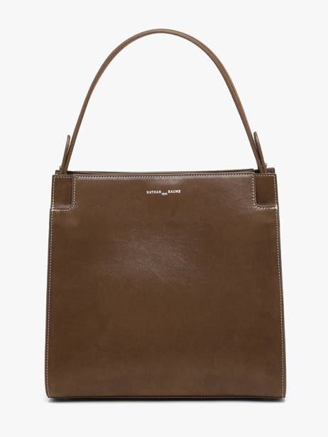 Nubuck Leather Elisabeth Top-handle Bag Nathan baume Brown dynasty 4NG other view 5