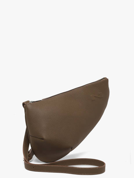 Leather Crossbody Bag Large City Perle Nathan baume Brown n city 1 other view 2