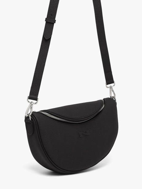 Leather Lago Crossbody Bag Nathan baume Black brasil 3 other view 2