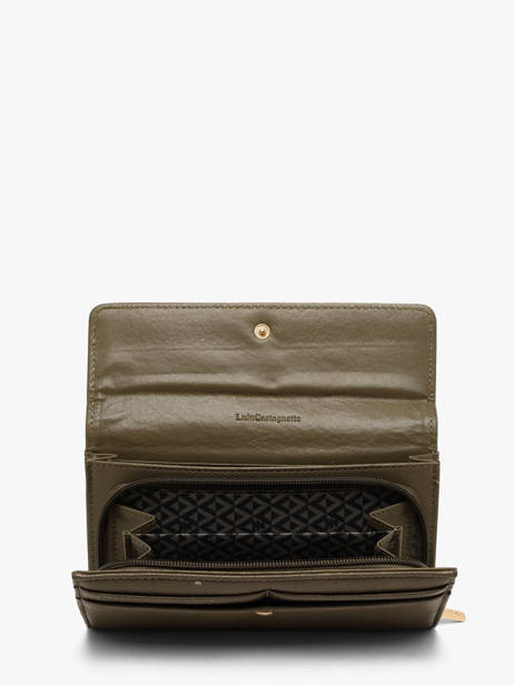 Wallet Orasie Lulu castagnette Green zip ORASIE other view 1