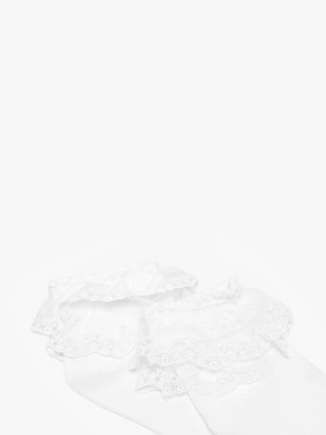 Socks Joline Lace Pieces White socks women 17140916 other view 1