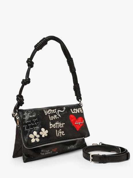 Crossbody Bag Wow Desigual Black wow 26WAXP39 other view 1