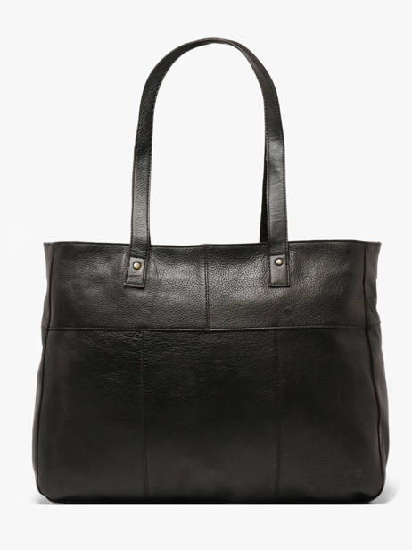 Shoulder Bag Ribs Leather Pieces Black ribs 17152864 other view 3