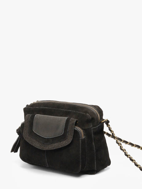 Shoulder Bag Abigail Leather Pieces Black abigail 17166655 other view 2