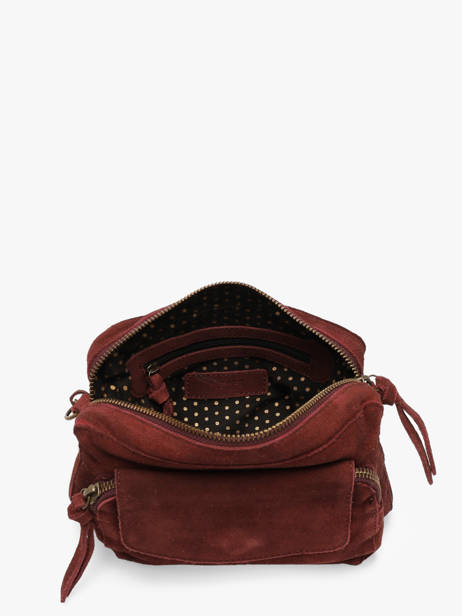 Sac Bandoulière Naina Cuir Pieces Rouge naina 17100639 vue secondaire 3