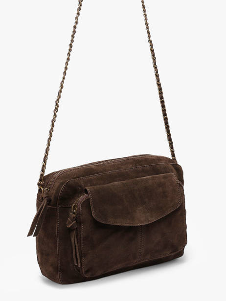 Leather Naina Crossbody Bag Pieces Brown naina 17111600 other view 2