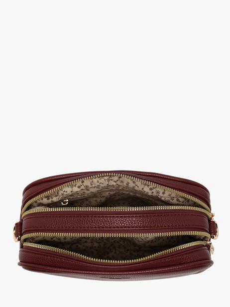 Sac Bandoulière Grained Flora & co Rouge grained F6967OR vue secondaire 2