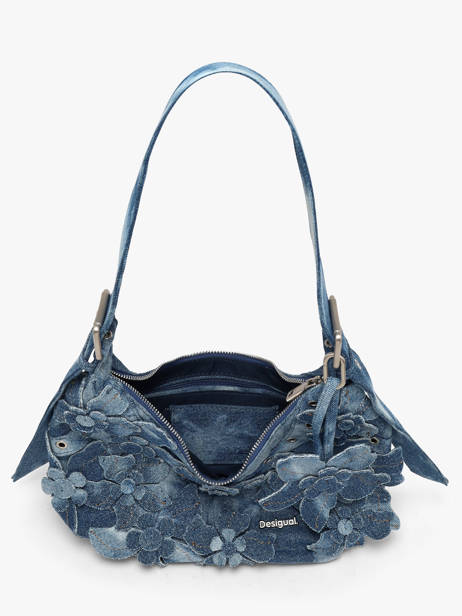 Shoulder Bag Curio Cotton Desigual Blue curio 26WAXD19 other view 3