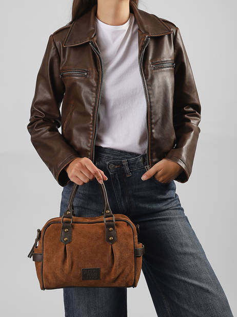 Satchel Vienne Leather Basilic pepper Brown vienne BVIE03 other view 1