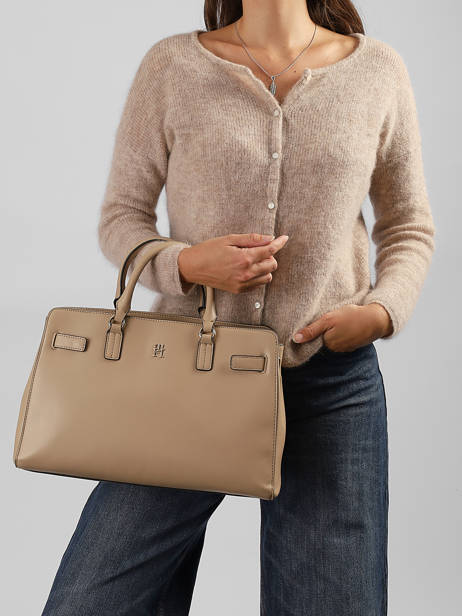 Satchel Th Joy Tommy hilfiger Beige th joy AW19067 other view 1