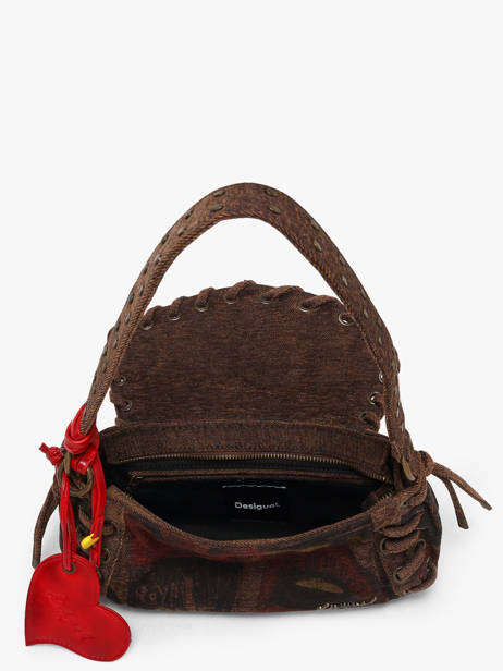 Shoulder Bag Graffiatto Desigual Brown graffiatto 26WAXD14 other view 3