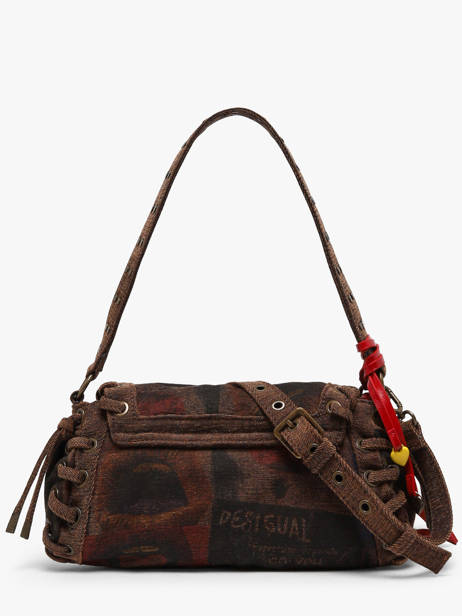 Shoulder Bag Graffiatto Desigual Brown graffiatto 26WAXD14 other view 4