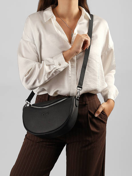 Leather Lago Crossbody Bag Nathan baume Black brasil 3 other view 1
