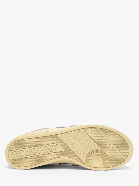 Sneakers In Leather Coolway Yellow men 8673859 other view 4