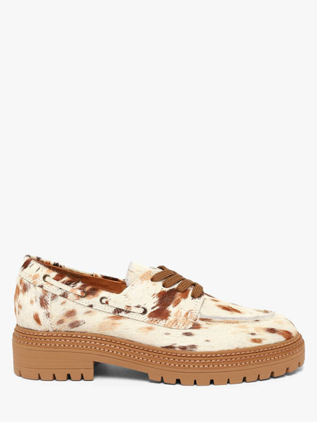 Platform Boat Shoes In Leather Mam'zelle Multicolor accessoires CSGOZ29